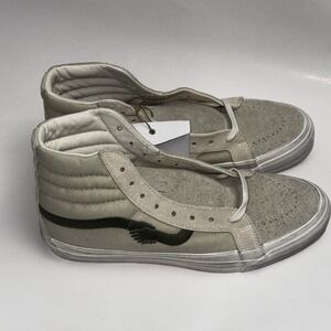 Notre x Vans Sk8-Hi Reissue 38 Bone White Men's Size US 11.5 Distressed Skate